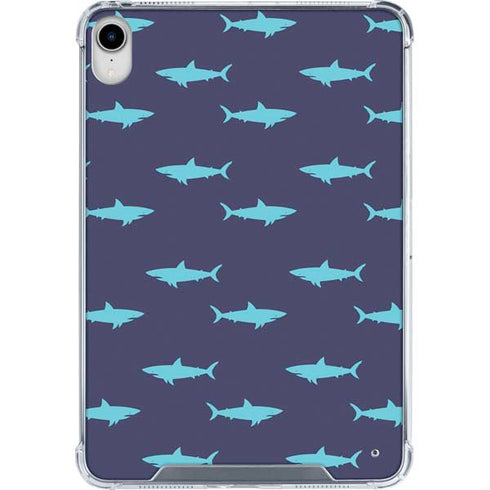 Shark Print iPad 11th Gen (2025) Clear Case
