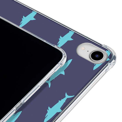 Shark Print iPad 11th Gen (2025) Clear Case