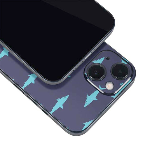 Shark Print iPhone 15 Skin
