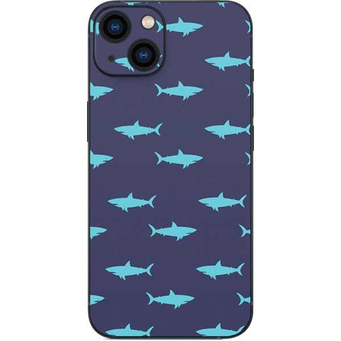Shark Print iPhone 15 Skin