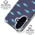Shark Print iPhone 16 Clear Case