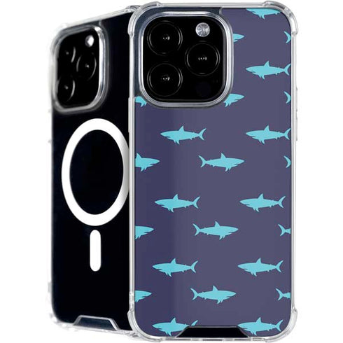 Shark Print iPhone 16 Pro Max MagSafe Case