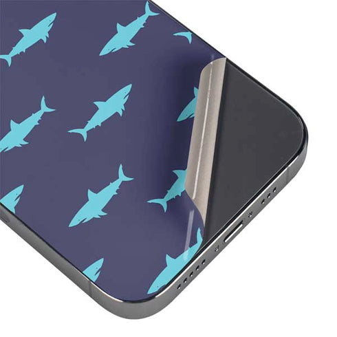 Shark Print iPhone 16 Pro Max Skin