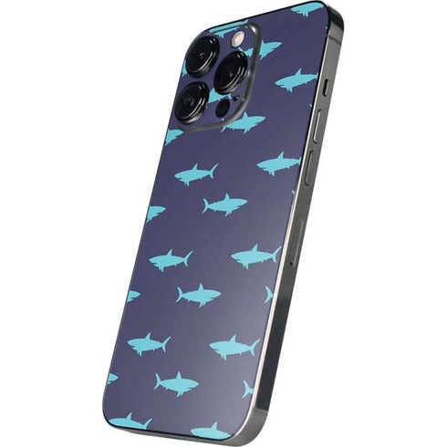 Shark Print iPhone 16 Pro Skin