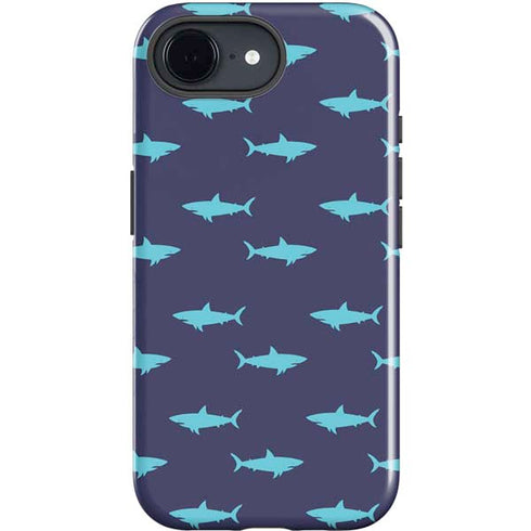 Shark Print iPhone 16e Impact Case