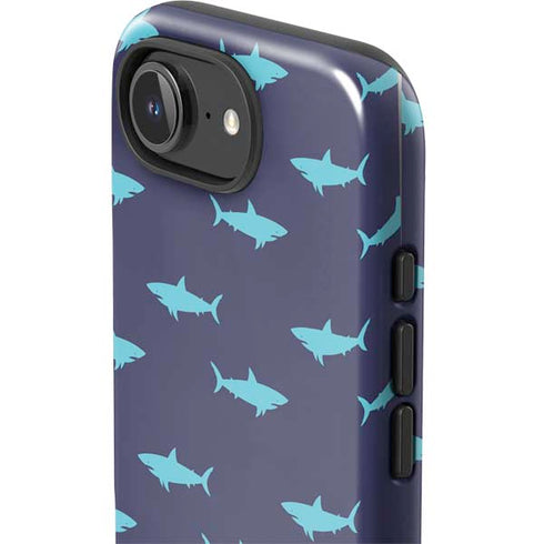 Shark Print iPhone 16e Impact Case