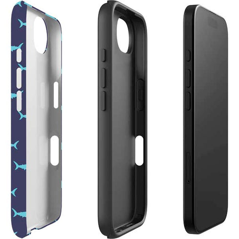 Shark Print iPhone 16e Impact Case