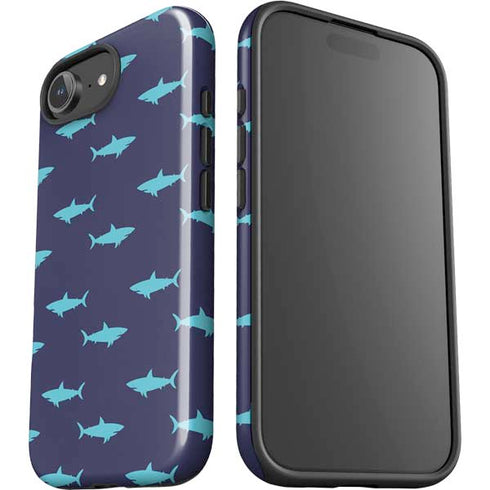 Shark Print iPhone 16e Impact Case