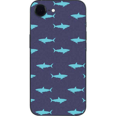 Shark Print iPhone 16e Skin