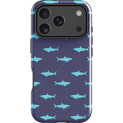 Shark Print iPhone 17 Pro Impact Case