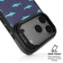 Shark Print iPhone 17 Pro Kickstand Case