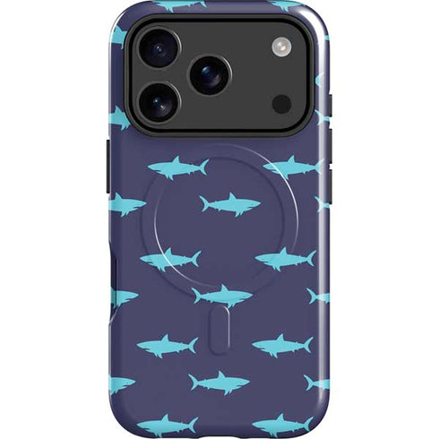Shark Print iPhone 17 Pro Magsafe Impact Case