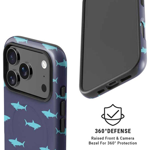 Shark Print iPhone 17 Pro Magsafe Impact Case