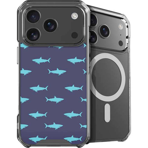 Shark Print iPhone 18 Pro MagSafe Case