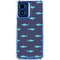 Shark Print Moto G 5G (2024) Clear Case