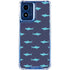 Shark Print Moto G 5G (2024) Clear Case