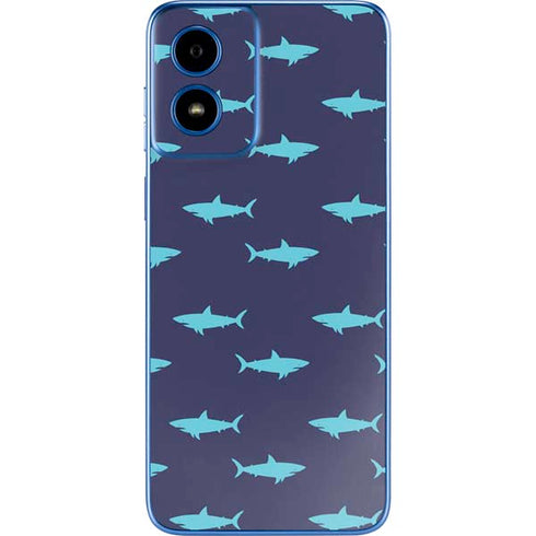 Shark Print Moto G Play 4G (2024) Skin