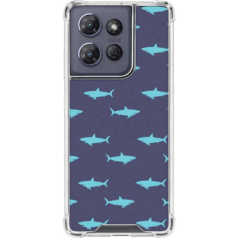 Shark Print Moto G Play 5G (2025) Clear Case