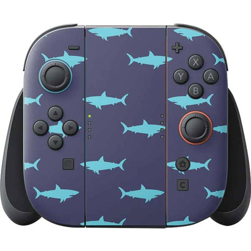 Shark Print Nintendo Skins