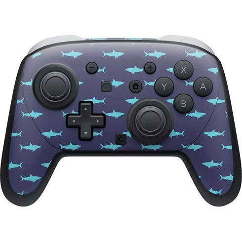 Shark Print Nintendo Switch 2 (2025) Pro Controller Skin