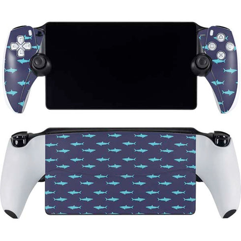 Shark Print PlayStation Portal Remote Player Skin