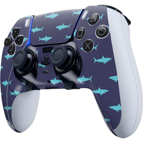 Shark Print PS5 DualSense Edge Pro Controller Skin
