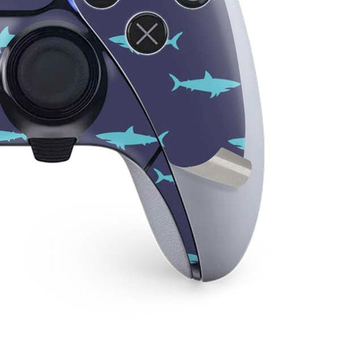 Shark Print PS5 DualSense Edge Pro Controller Skin