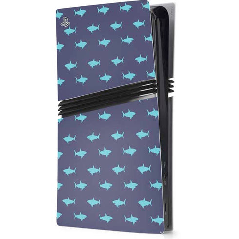 Shark Print PS5 Pro Console Skin