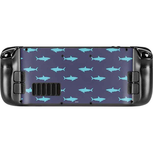 Shark Print Steam Deck Handheld Gaming Computer Skin