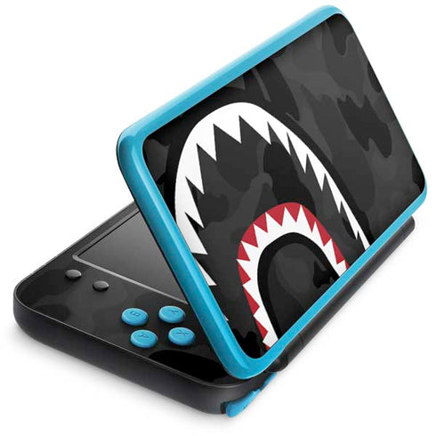 Shark Teeth Grey Street Camo Nintendo Skins