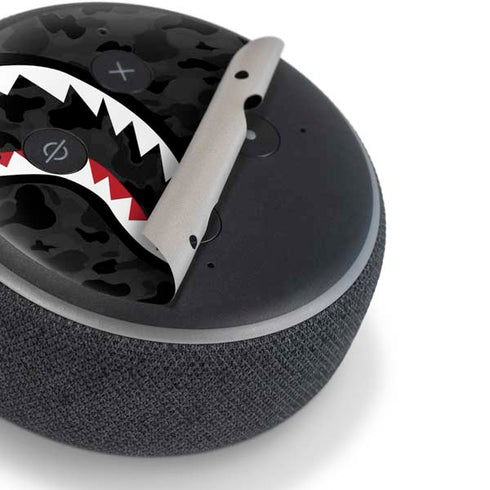 Shark Teeth Grey Street Camo Amazon Echo Dot Skin