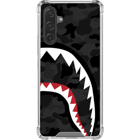 Shark Teeth Grey Street Camo Galaxy A17 Clear Case