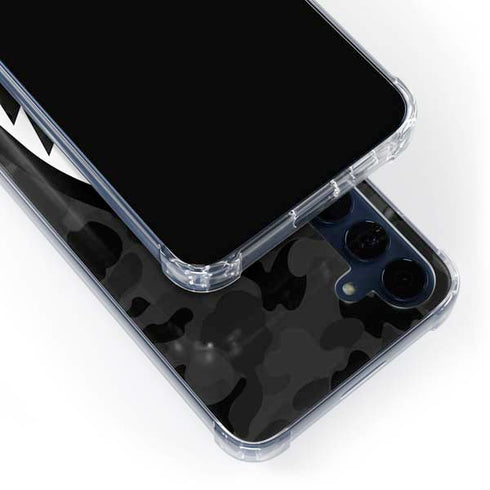 Shark Teeth Grey Street Camo Galaxy A55 5G Clear Case