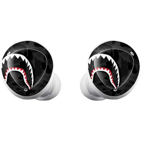 Shark Teeth Grey Street Camo Galaxy Buds Plus Skin