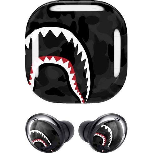Shark Teeth Grey Street Camo Galaxy Buds Pro Skin