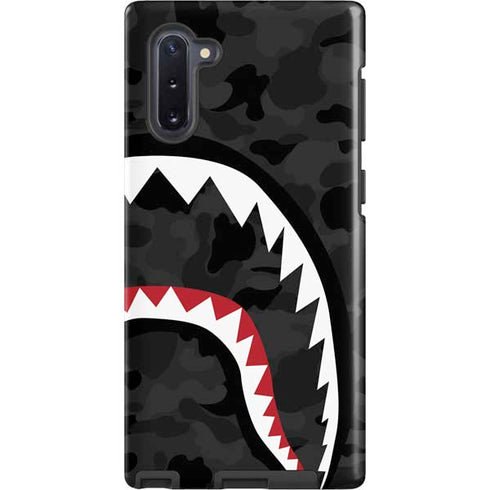 Shark Teeth Grey Street Camo Galaxy Cases