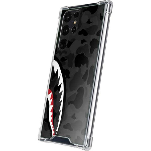 Shark Teeth Grey Street Camo Galaxy S23 Ultra Clear Case