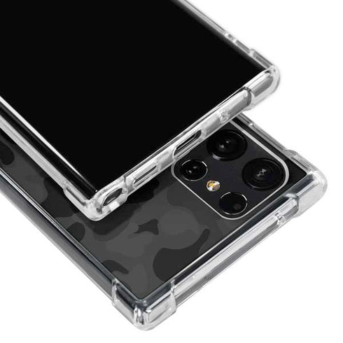 Shark Teeth Grey Street Camo Galaxy S23 Ultra Clear Case