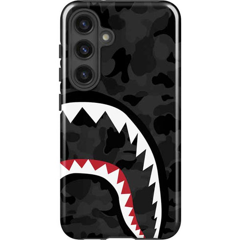 Shark Teeth Grey Street Camo Galaxy S25 Impact Case