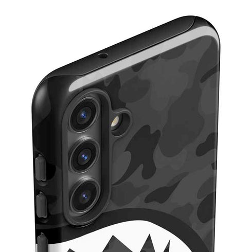 Shark Teeth Grey Street Camo Galaxy S25 Plus Impact Case