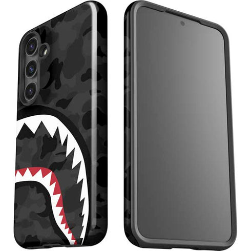 Shark Teeth Grey Street Camo Galaxy S25 Plus Impact Case