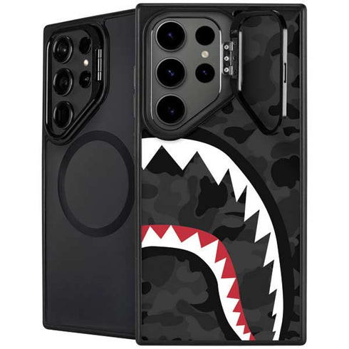 Shark Teeth Grey Street Camo Galaxy Cases