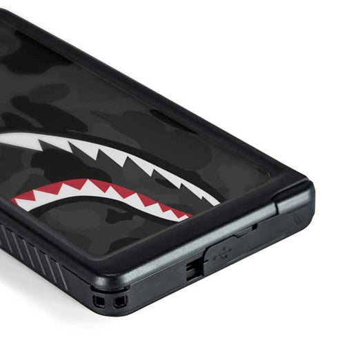 Shark Teeth Grey Street Camo Galaxy S24 Ultra Waterproof Case