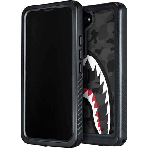 Shark Teeth Grey Street Camo Galaxy S24 Waterproof Case