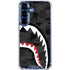 Shark Teeth Grey Street Camo Galaxy S25 Clear Case