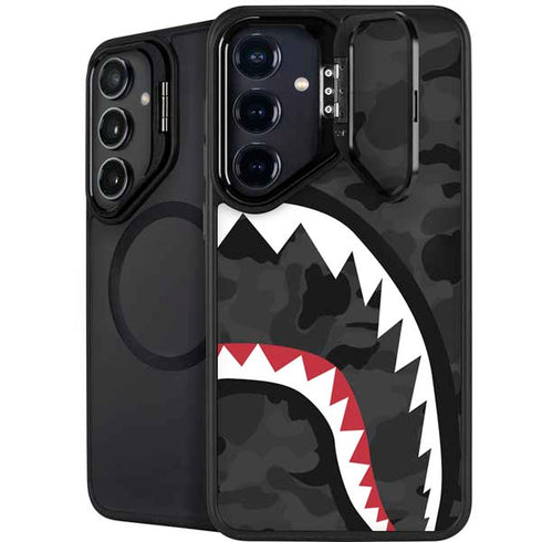 Shark Teeth Grey Street Camo Galaxy S25 FE Kickstand Case