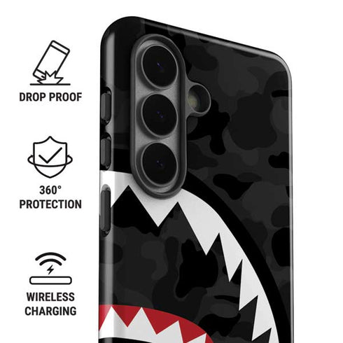 Shark Teeth Grey Street Camo Galaxy S26 Impact Case