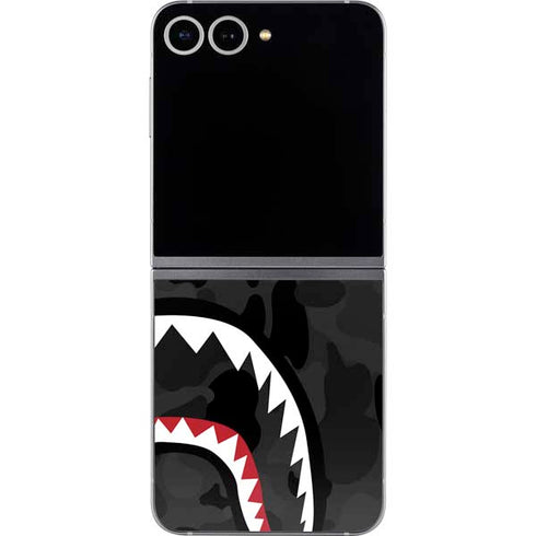 Shark Teeth Grey Street Camo Galaxy Z Flip6 Skin