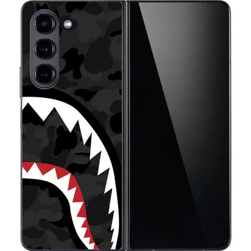 Shark Teeth Grey Street Camo Galaxy Z Fold5 5G Skin