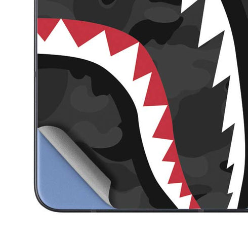 Shark Teeth Grey Street Camo Galaxy Z Fold5 5G Skin
